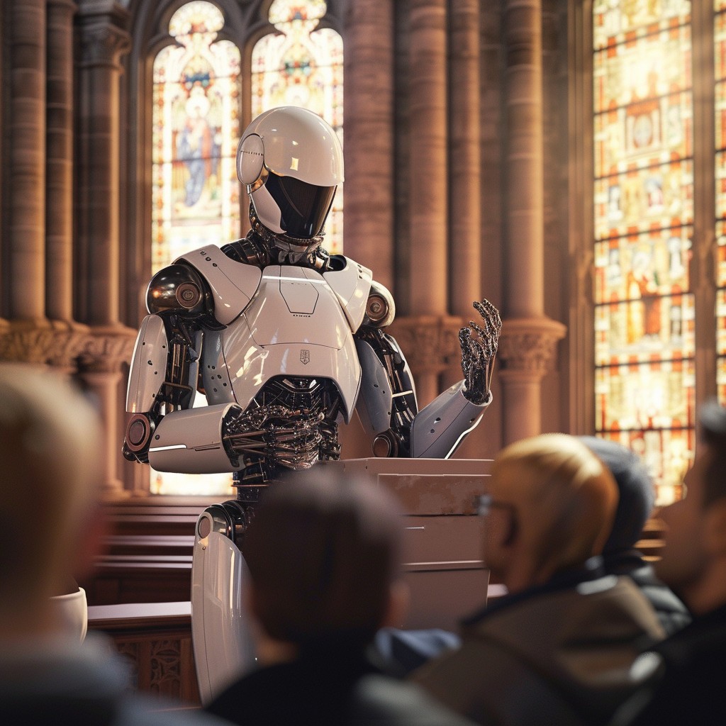Zwischen Altar und Algorithmus – Wenn es um die Frage geht, ob religiöse Roboter wünschenswert sind: Mut zur Theologie!